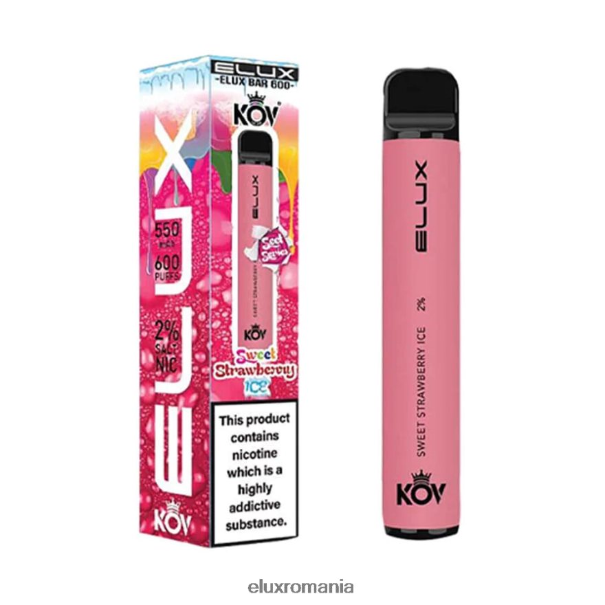ELUX vape near me - Elux Bar vapa de unică folosință din seria dulce gheață dulce de căpșuni 6DZ48N110
