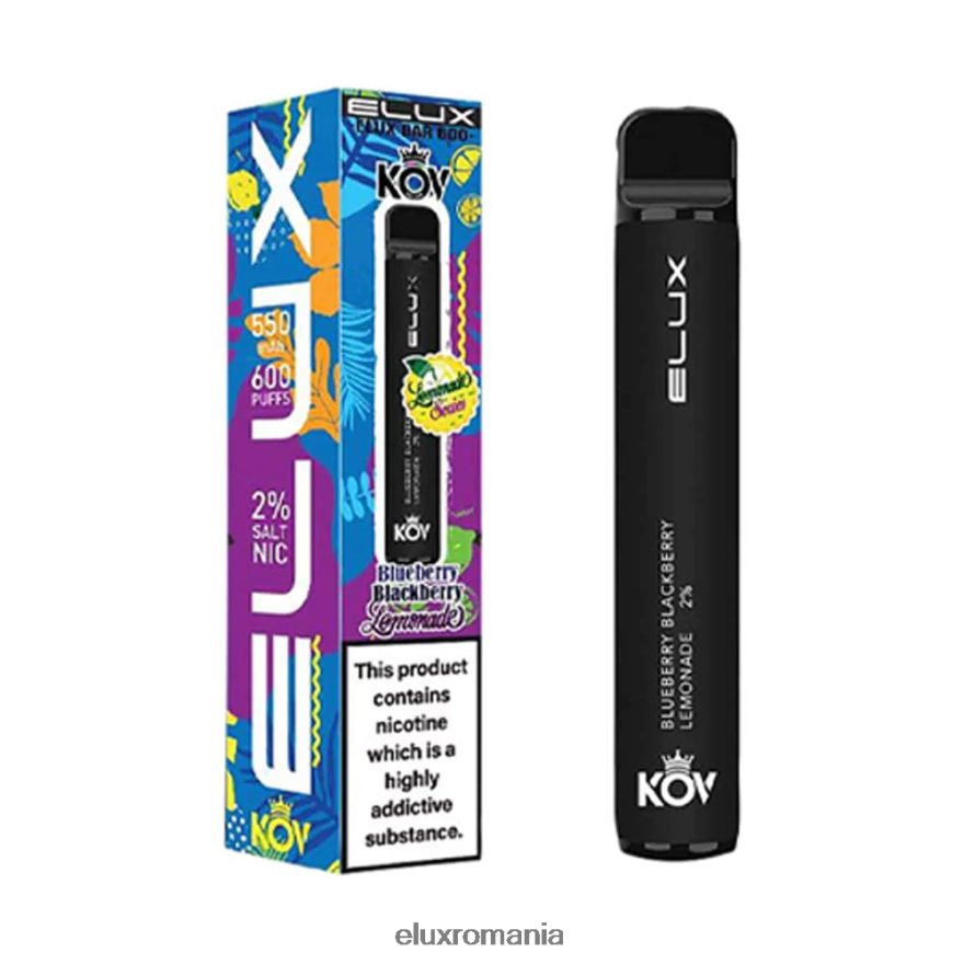 ELUX Romania - Elux Bar vape de unică folosință din seria limonade limonada de afine cu mure 6DZ48N105