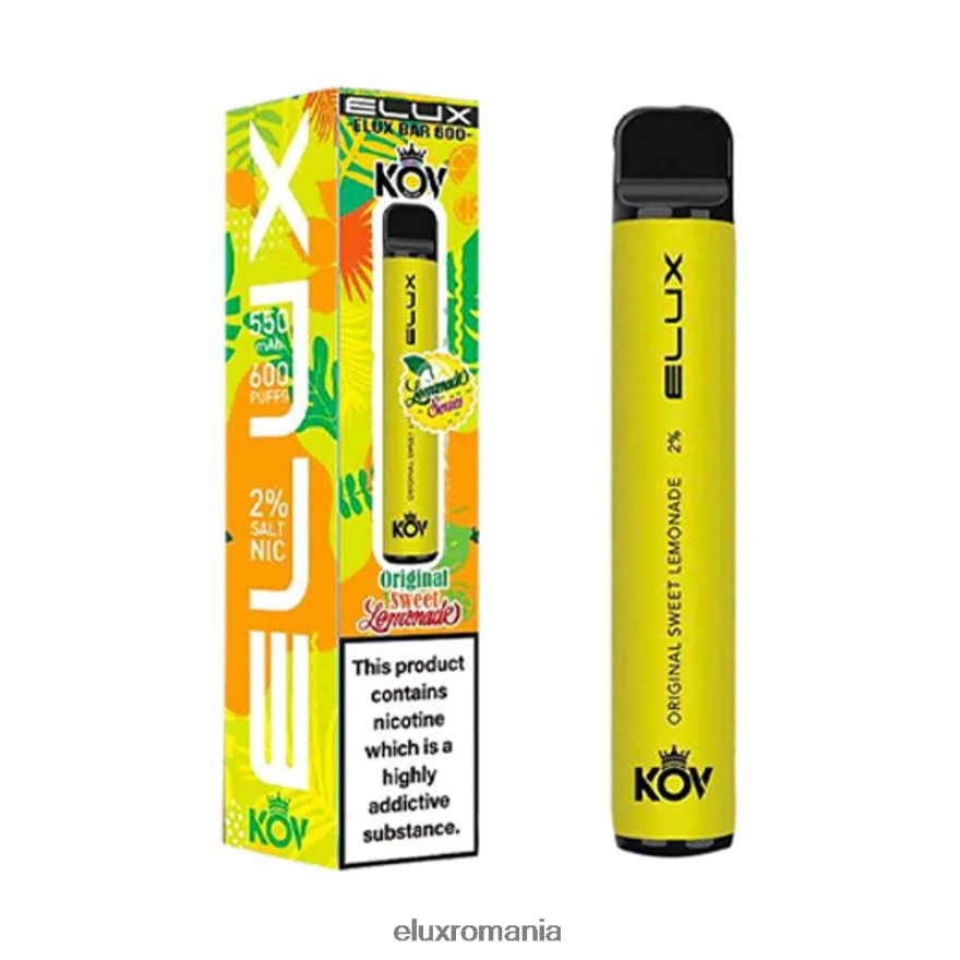 ELUX shop Romania - Elux Bar Lemonade Series vapa original de unica folosinta limonada dulce 6DZ48N8