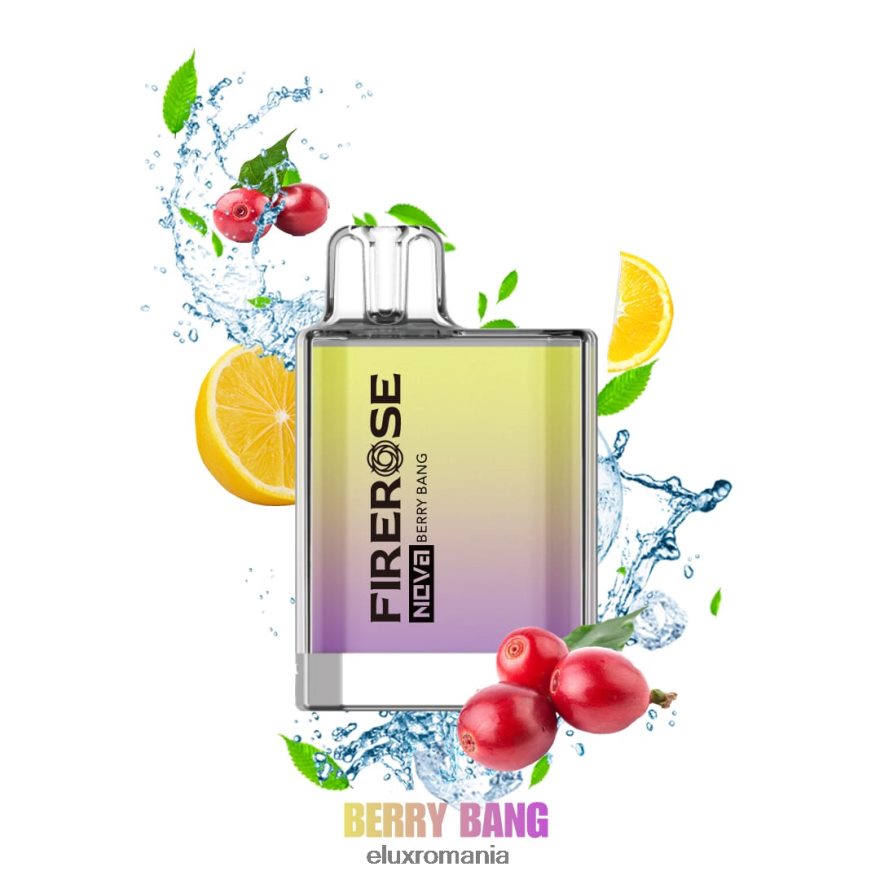 ELUX shop Romania - Elux Firerose Nova 600 de pufuri de vaporizare de unică folosință bang de boabe 6DZ48N18